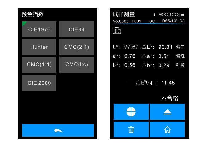 色差仪色差公式